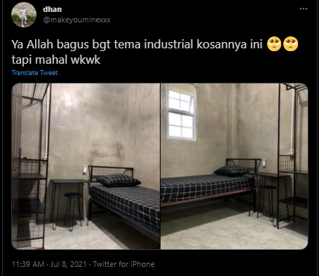 Editan warganet perihal Kamar kos tema 